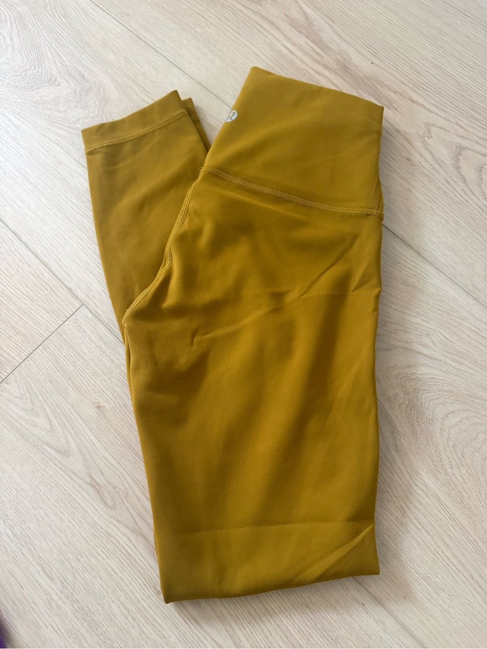 lululemon athletica Mustard Yellow High-Rise Leggings ALIGN